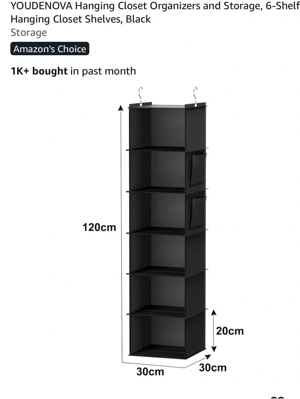 2 pack black closet organization hand in my woven